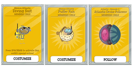 Mission Atlantis Member Cards